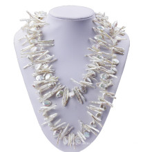 120cm Lomg Baroque and Biwa Pearls Modern Pearl Necklace